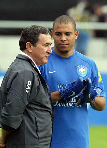 Parreira et ronaldo